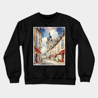 La Roche Sur Yon France Vintage Travel Poster Tourism Crewneck Sweatshirt